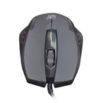 Chasing Leopard 512G USB 磨砂有線光學遊戲滑鼠，長度：1.3m，512G