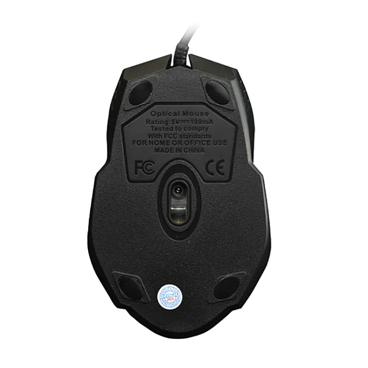 Chasing Leopard 512G USB 磨砂有線光學遊戲滑鼠，長度：1.3m，512G