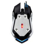 Chasing Leopard K1 USB 1600DPI 三速可調 LED 背光靜音有線光學遊戲滑鼠，長度：1.3m