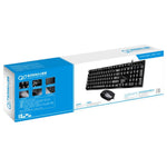 Chasing Leopard Q17 104 鍵 USB 有線懸浮遊戲辦公鍵盤＋有線對稱滑鼠組合，鍵盤線長：1.4m，滑鼠線長：1.3m，Q17 黑色，Q17 白色