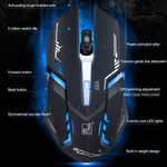 Chasing Leopard V17 USB 2400DPI 四速可調線條紋有線光學遊戲滑鼠，帶 LED 呼吸燈，長度：1.45m，V17，V17 噴射黑
