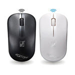 ZGB 101B 2.4GHz 1600 DPI 專業商用無線光學滑鼠，靜音無聲點擊，迷你無噪音滑鼠，適用筆記型電腦、PC，無線距離：30米