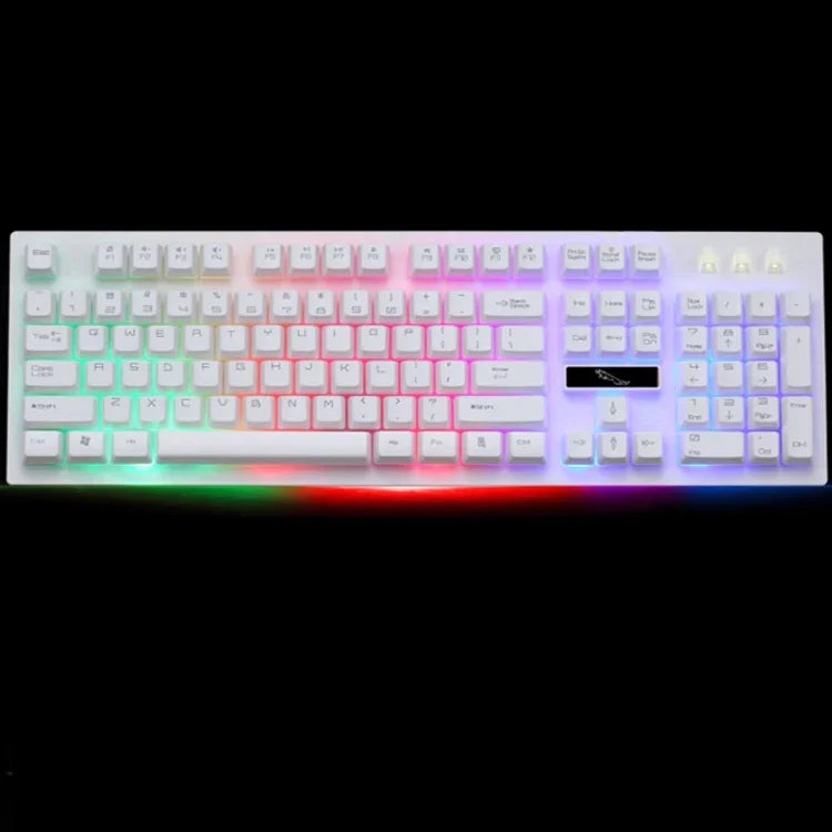 ZGB G20 104 鍵 USB 有線機械手感發光電腦鍵盤 遊戲鍵盤