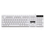 ZGB Q17 104 鍵 USB 有線懸浮式遊戲辦公鍵盤，適用筆記型電腦、PC