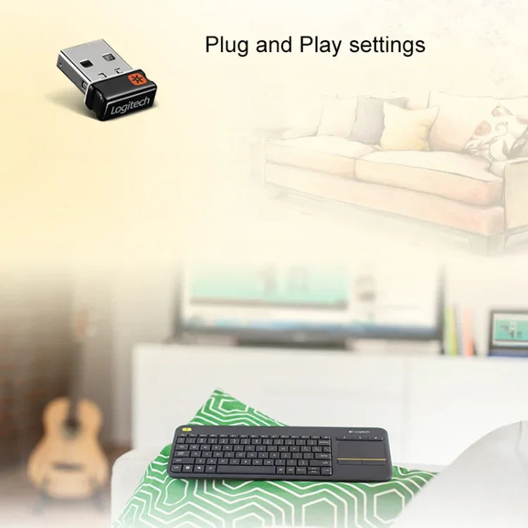 羅技 K400 Plus 2.4GHz 無線觸控鍵盤，無線距離：10米，羅技 K400 Plus