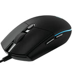 羅技 G102 6 鍵 RGB 發光 6000DPI 五速可調有線光學遊戲滑鼠，長度：2米，G102，G102（白色）