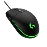 羅技 G102 6 鍵 RGB 發光 6000DPI 五速可調有線光學遊戲滑鼠，長度：2米，G102，G102（白色）