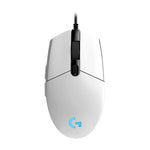 羅技 G102 6 鍵 RGB 發光 6000DPI 五速可調有線光學遊戲滑鼠，長度：2米，G102，G102（白色）