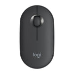 羅技 Pebble 鵝卵石造型薄型 3 鍵 1000DPI 靜音無線藍牙光學滑鼠，無線距離：10米
