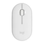 羅技 Pebble 鵝卵石造型薄型 3 鍵 1000DPI 靜音無線藍牙光學滑鼠，無線距離：10米