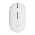 羅技 Pebble 鵝卵石造型薄型 3 鍵 1000DPI 靜音無線藍牙光學滑鼠，無線距離：10米