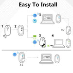 羅技 Pebble 鵝卵石造型薄型 3 鍵 1000DPI 靜音無線藍牙光學滑鼠，無線距離：10米