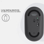 羅技 Pebble 鵝卵石造型薄型 3 鍵 1000DPI 靜音無線藍牙光學滑鼠，無線距離：10米