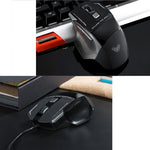 AULA 系列 SoulKiller II 彩色燈光 7D 光學競技 USB 有線遊戲滑鼠，最高解析度 3500 DPI，SoulKiller II(B)
