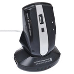 MZ-011 2.4GHz 1600DPI無線可充電光學滑鼠，帶HUB功能，黑色，黑銀色，白色+皇家藍，珍珠白，藍色，銀色