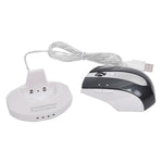 MZ-011 2.4GHz 1600DPI無線可充電光學滑鼠，帶HUB功能，黑色，黑銀色，白色+皇家藍，珍珠白，藍色，銀色