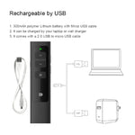 Doosl DSIT013 2.4GHz 可充電 PowerPoint 簡報多功能雷射指示筆，適用 PowerPoint / Keynote / Prezi，遙控距離：100m