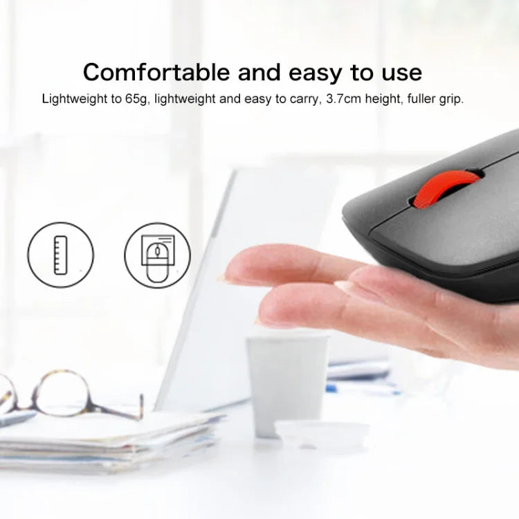聯想 thinkplus WL100 經典簡約無線滑鼠，WL100