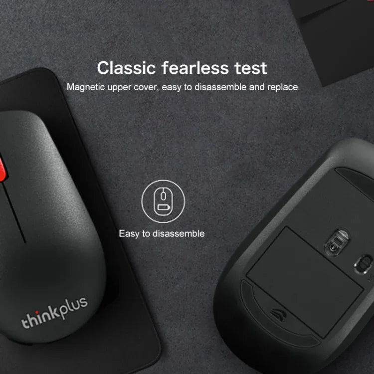 聯想 thinkplus WL100 經典簡約無線滑鼠，WL100