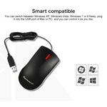聯想 M120 Pro 時尚辦公紅點有線滑鼠，M120 Pro 有線滑鼠