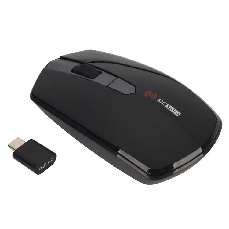 MCSaite MC-369AG USB-C / Type-C 1600DPI 三速可調 4 鍵無線光學滑鼠