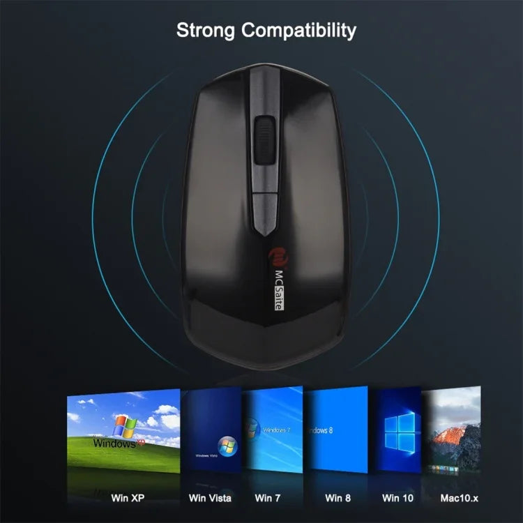MCSaite MC-369AG USB-C / Type-C 1600DPI 三速可調 4 鍵無線光學滑鼠