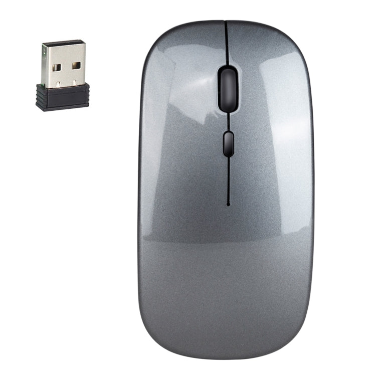 HXSJ M80 2.4GHz 無線 1600DPI 三速可調光學靜音滑鼠，金色，玫瑰金，銀色，白色，黑色，灰色