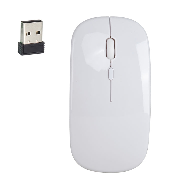HXSJ M80 2.4GHz 無線 1600DPI 三速可調光學靜音滑鼠，金色，玫瑰金，銀色，白色，黑色，灰色