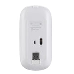 HXSJ M80 2.4GHz 無線 1600DPI 三速可調光學靜音滑鼠，金色，玫瑰金，銀色，白色，黑色，灰色