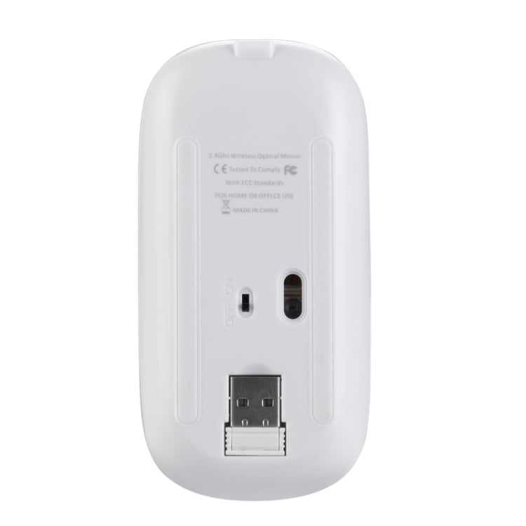 HXSJ M80 2.4GHz 無線 1600DPI 三速可調光學靜音滑鼠，金色，玫瑰金，銀色，白色，黑色，灰色