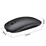 HXSJ M80 2.4GHz 無線 1600DPI 三速可調光學靜音滑鼠，金色，玫瑰金，銀色，白色，黑色，灰色