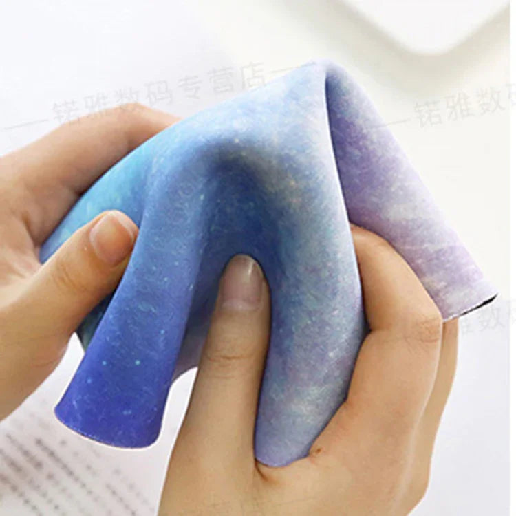 彩虹色水銀圖案圓形滑鼠墊，直徑：22cm，彩虹色水銀