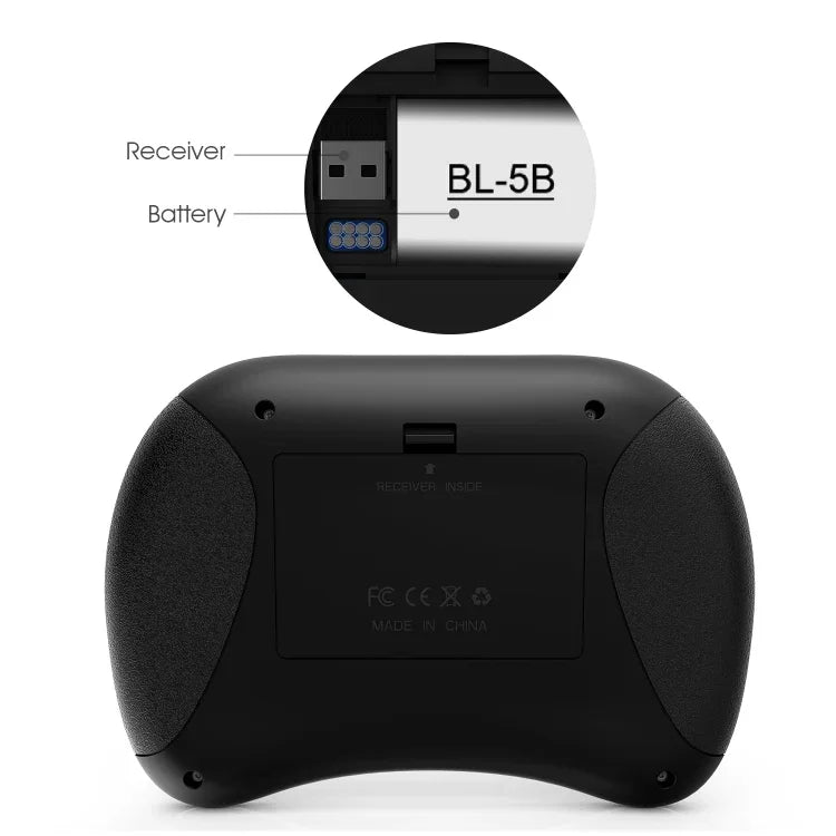 2.5 吋帶背光觸控板組合（黑色），Rii X8