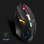 Chasing Leopard K2 USB LED 背光 1600DPI 三速可調有線光學遊戲滑鼠，長度：1.3m，K2