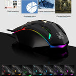 Chasing Leopard K2 USB LED 背光 1600DPI 三速可調有線光學遊戲滑鼠，長度：1.3m，K2
