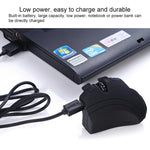 GM306DM Bluetooth + 2.4GHz Dual-mode Lazy Finger Ring Mouse Rechargeable Wireless Mouse