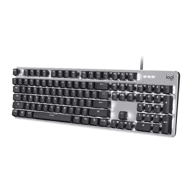 羅技 K845 CHERRY 青軸背光機械有線鍵盤，線長：1.8米，CHERRY 青軸