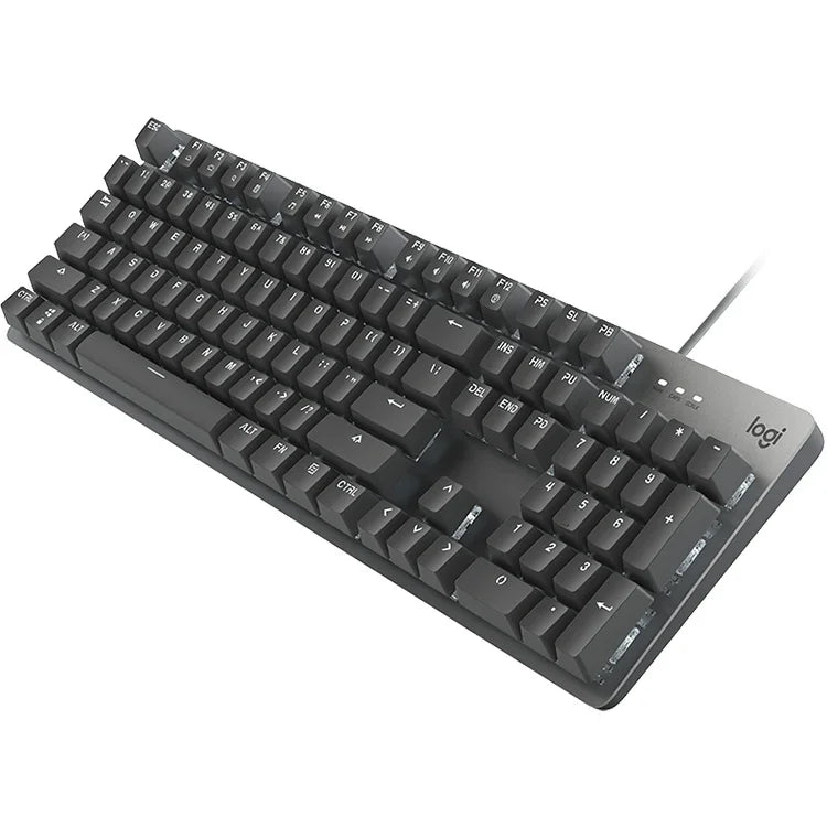 羅技 K845 CHERRY 青軸背光機械有線鍵盤，線長：1.8米，CHERRY 青軸
