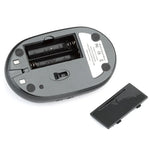 MZ-012 2.4G 1200 DPI 無線可充電光學滑鼠，帶 3 埠 USB 集線器 / 充電座