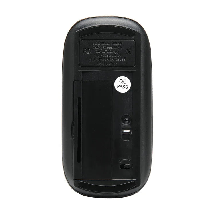 TM-823 2.4G 1200 DPI 無線觸控滾輪光學滑鼠，適用於 Mac 桌面筆電