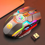 YINDIAO A5 2.4GHz 1600DPI 3模式可調可充電 RGB 燈光無線靜音遊戲滑鼠