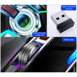 YINDIAO A5 2.4GHz 1600DPI 3模式可調可充電 RGB 燈光無線靜音遊戲滑鼠
