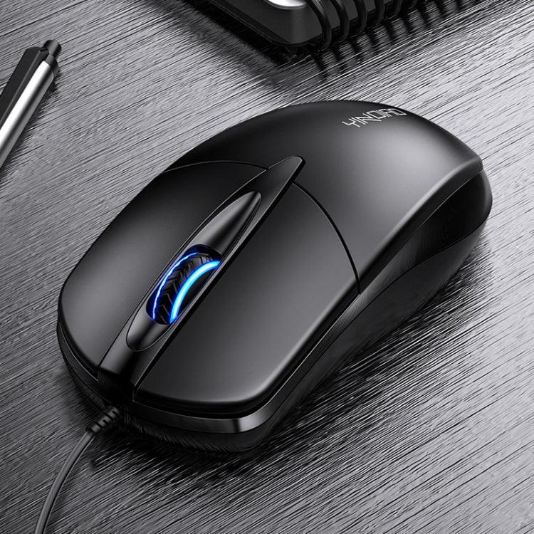 YINDIAO G2 1000DPI 3鍵 RGB 燈光有線商務滑鼠