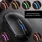YINDIAO G2 1000DPI 3鍵 RGB 燈光有線商務滑鼠