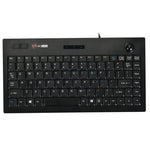 MC Saite MC-9712 有線 88鍵多媒體電腦鍵盤帶軌跡球，適用於 Windows，MC-9712