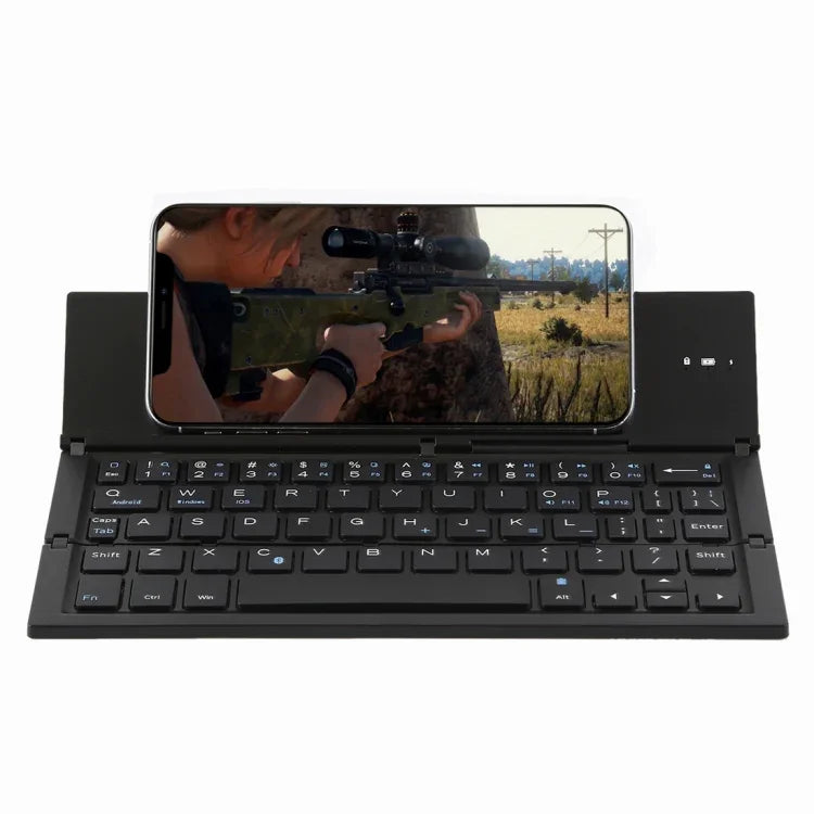 GK608超薄可折疊藍牙V3.0鍵盤，內建支架，支援Android / iOS / Windows系統，GK608（黑色），GK608（灰色），GK608（金色）