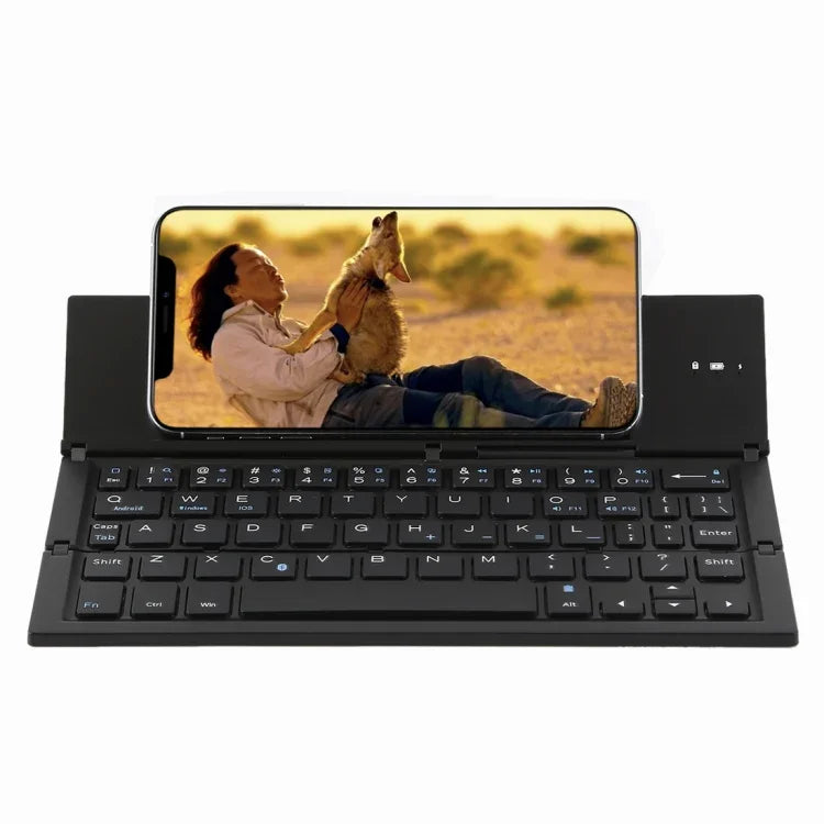 GK608超薄可折疊藍牙V3.0鍵盤，內建支架，支援Android / iOS / Windows系統，GK608（黑色），GK608（灰色），GK608（金色）