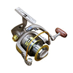 YUMOSHI 全金屬滾珠軸承搖桿手柄輪座釣魚旋轉捲線器，GS1000、GS2000、GS3000、GS4000、GS5000、GS6000、GS7000