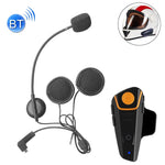 BT-S2 單聲道 2.4GHz 藍牙 V3.0 摩托車頭盔對講耳機，自動接聽，支持 FM，對講距離達 1000 米，BT-S2 單聲道