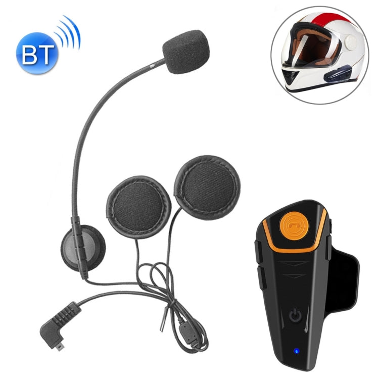 BT-S2 單聲道 2.4GHz 藍牙 V3.0 摩托車頭盔對講耳機，自動接聽，支持 FM，對講距離達 1000 米，BT-S2 單聲道